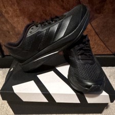 New Adidas Duramo SL 2.0 Triple Black Men  s Running Sneaker Mesh Low Top. US 9.