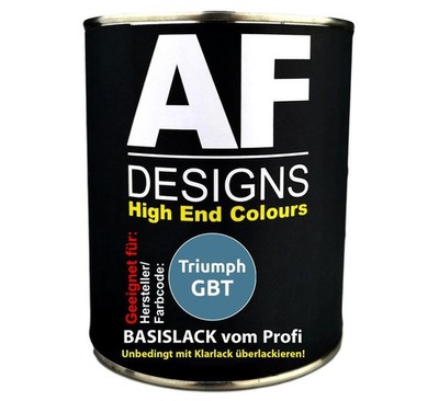 500ml Autolack für Triumph GBT Azul Gemini Metallic  Autolack Spritzfertig