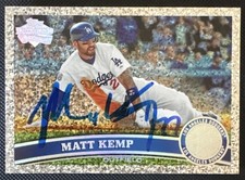Matt Kemp SIGNED 2011 Topps Diamond #375 Los Angeles Dodgers AUTO