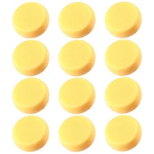  Painting Supplies Powder Sponge Circle Round Makeup Sponges Yellow