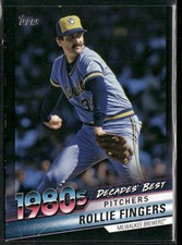 2020 Topps Rollie Fingers Decades' Best Black /299 #DB-67 Milwaukee Brewers