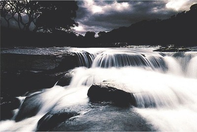 Poster Studio B - Yorkshire Dales Water Falls View 24x36'' NEW Wall Art CJ3035
