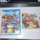 Nintendo Super Smash Bros. Wii U 3DS E10+ Fighting Multiplayer Manual amiibo