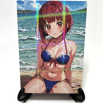 Oshi no Ko Kana Arima Sexy Bikini Anime Waifu Girl Lewd Goddess Story Art Card