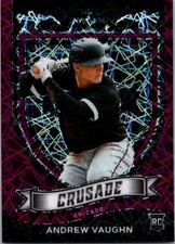 2021 Panini Chronicles #15 Andrew Vaughn Crusade Purple Velocity