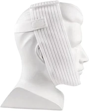 Bistras Super Deluxe White Chin Strap for Cpap Users - anti Dry Mouth- anti Snor