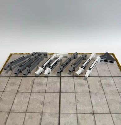 für Herpa Wings 1:500 / 1:400 5x Fluggastbrücken Jet bridges Gangways Zubehör