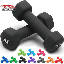 Portzon Weights Dumbbells 10 Colors Options Compatible with Set of 2 Neoprene Du