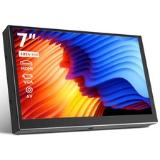 Eyoyo 7 inch Small Mini Monitor LCD Screen Display with HDMI/VGA/AV Video Input