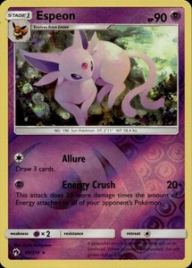 Espeon 89/214 Lost Thunder Reverse Holo