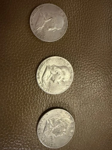 Franklin Half Dollar Lot of 3 -  40 % Silver