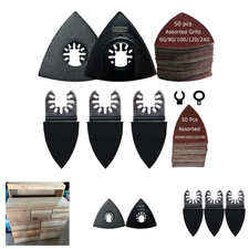 Sanding Kit 105 Pcs Triangle & Finger Sanding Pads 100 Grits For Wood 0.25 per gallon