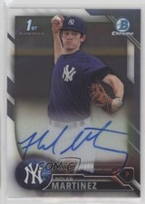 2016 Bowman Draft Chrome Draft Pick Nolan Martinez #CDA-NM Auto 0a3
