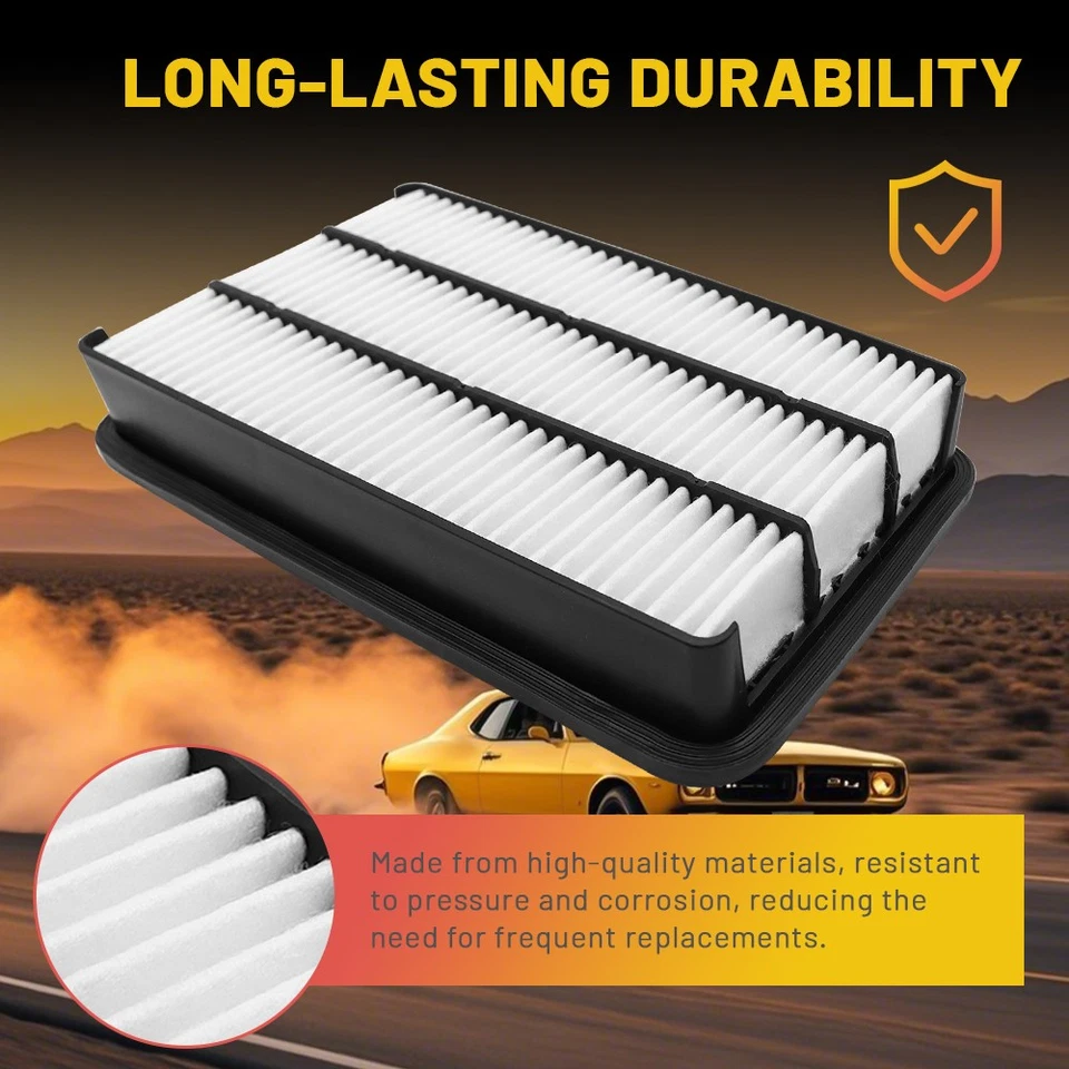 3X Engine Air Filter For Cadillac ATS Cadillac CTS Chevrolet Camaro 2013-2023 - Image 3 of 4