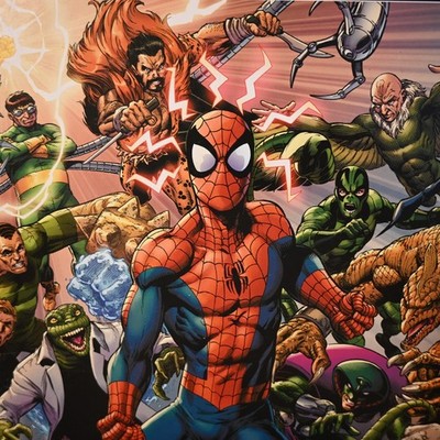 MARVEL Spider-Man & Villains Comic BOOK Buffalo 2000 Pc Jigsaw PUZZLE - NIB