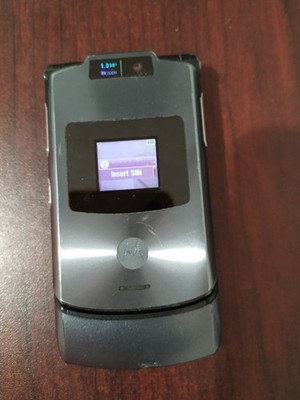 Original Motorola RAZR V3XX GSM 2G Flip Phone Gray (AT&T )