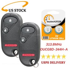 2 3-button Keyless Remote Key Fob For Honda Element 2005-2011 Civic Si 2002-2005 2 3-button Keyless Remote Key Fob For Honda Element 2005-2011 Civic Si 2002-2005
