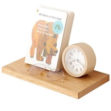 Oak Floating Shelves 12 Inch Rustic Wood Wall Mounted Display Living Room