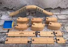 Chuggington Bridge Train Tracks 34 Pcs Compatible Thomas Tank Brio Train Track