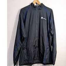 Nike Golf Mens Dri Fit Windbreaker Jacket Gray Blue Zip Front 3XL NWT Logo