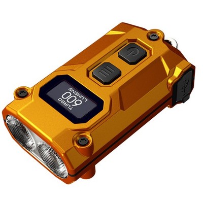 Nitecore TINI 3 orange   Schlüsselbundlampe mit 600 Lumen, 3 Lichtfarben, USB-C