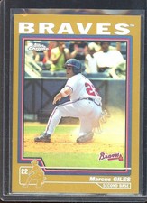 Marcus Giles 2004 Topps Chrome Gold Refractor #15