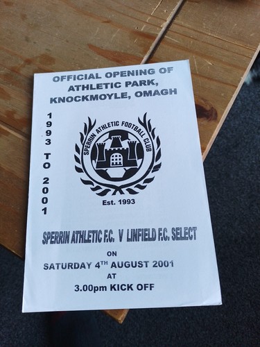 2001/02 Sperrin Athletic v Linfield - Friendly - 4 août (1)