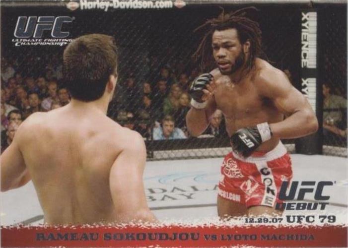 2009 Topps UFC Round 1 - Lyoto Machida Rameau Thierry Sokoudjou #77 - 1 of 1