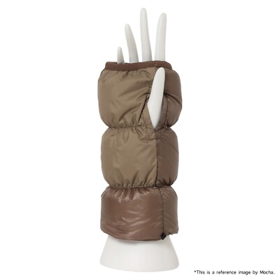 NANGA MOUNTAIN LODGE DOWN WRIST GAITERS Winter Gloves BLACK M Size