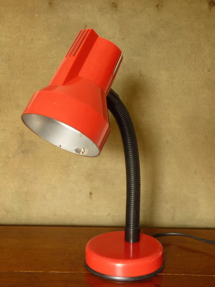 Small red desk outlet