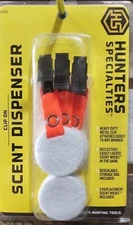Hunters Specialties Scent Dispenser Scent Wicks Clip On 3 Pack NEW 03053
