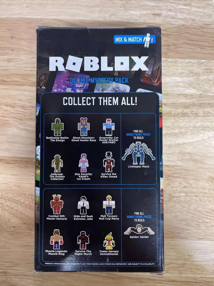 Roblox Deluxe Mystery Pack Code Series 3 JAILBREAK THE GOLDEN COLLECTOR W/  CODE