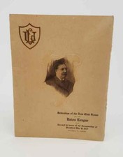 1909 President Taft Union League Inaugural Program