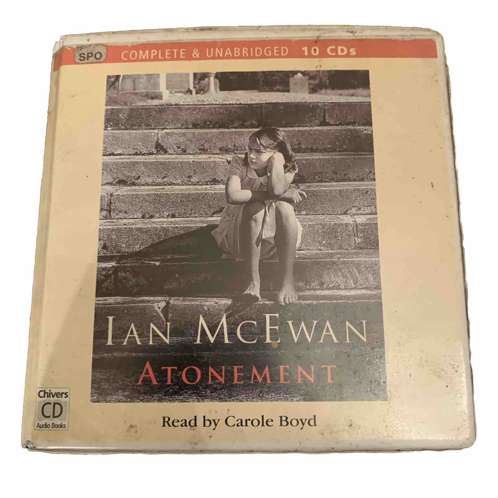 Atonement - Ian McEwan – Unabridged Audiobook  - 10CDs - Chivers Carole Boyd