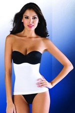 Diane & Geordi Everyday Seamless White Shapewear Waist Trainer S/8/34
