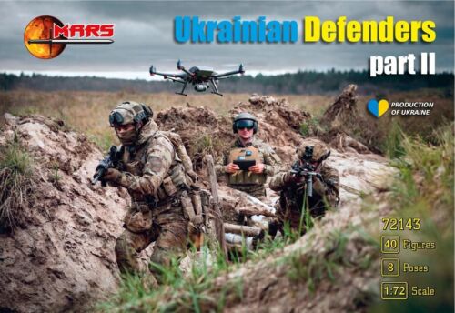MARS 1:72 SET 72143 MODERN WARS UKRAINIAN DEFENDERS SET 2-40 FIGURES