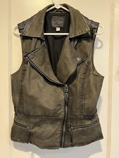 Chelsea & Violet Women's Large Moto Vest