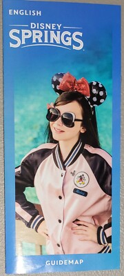 NEW 2023 Walt Disney World Disney Springs Shopping Map Guide 121723