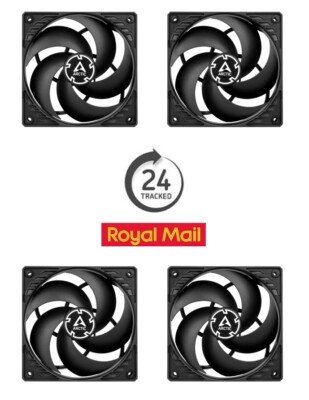 4 x ARCTIC P12 Silent 120mm 4 Fan Pack 24.1-CFM 3-Pin PC Gehäuselüfter Bester Preis!