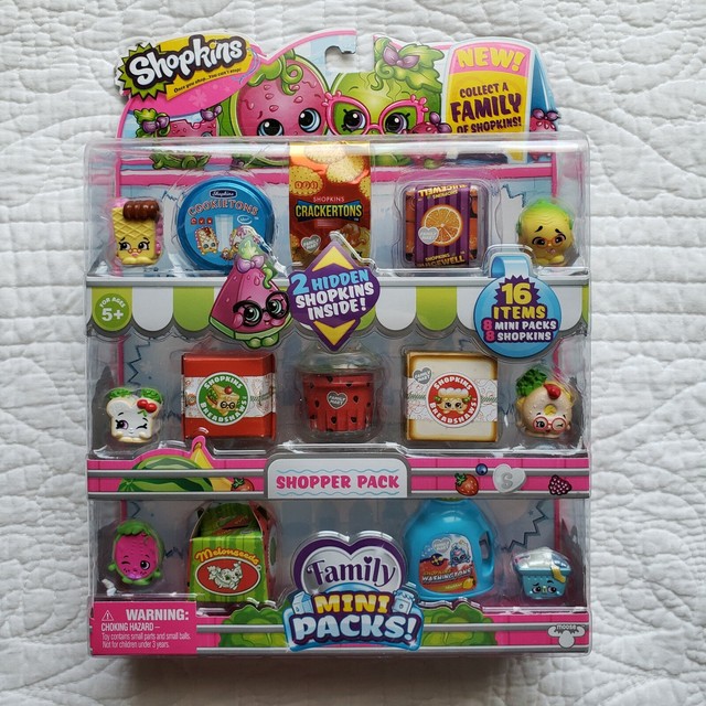 Shopkins Family Mini Packs Shopper Pack Season 11 - 16 Piece Set | eBay