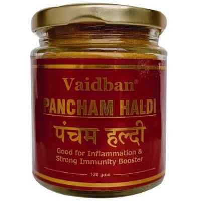Vaidban Pancham Haldi powder Jar of 120gm free ship