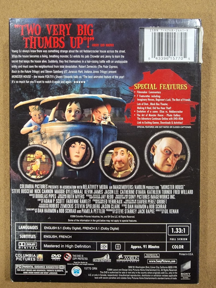 モンスター・ハウス DVD 2枚組 disc良好品 モンスター・ハウス DVD 2枚組 disc良好品 Amazon.co.jp: モンスター