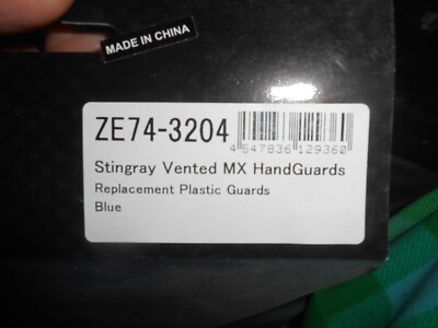 Zeta Stingray Vented MX Handguards/ZE74-3204/Blue | eBay