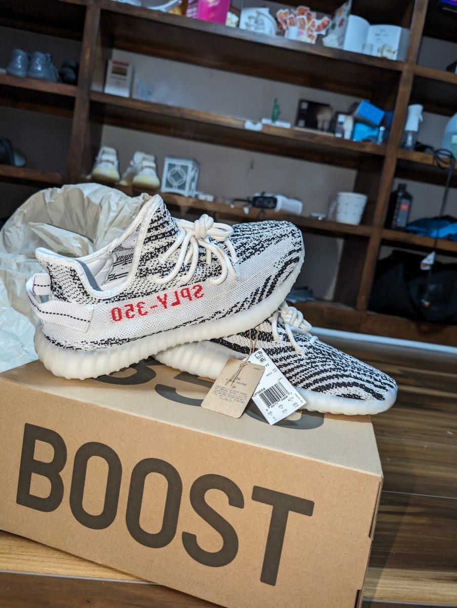 adidas gazelle silver green womens Adidas Yeezy Boost 350 V2 Zebra - CP9654 main image 1