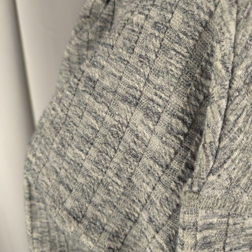 Womens Cardigan S Gray Hooded Chunky Open Front Knit Sweater Jacket Cozy Layer - Bild 4 von 12