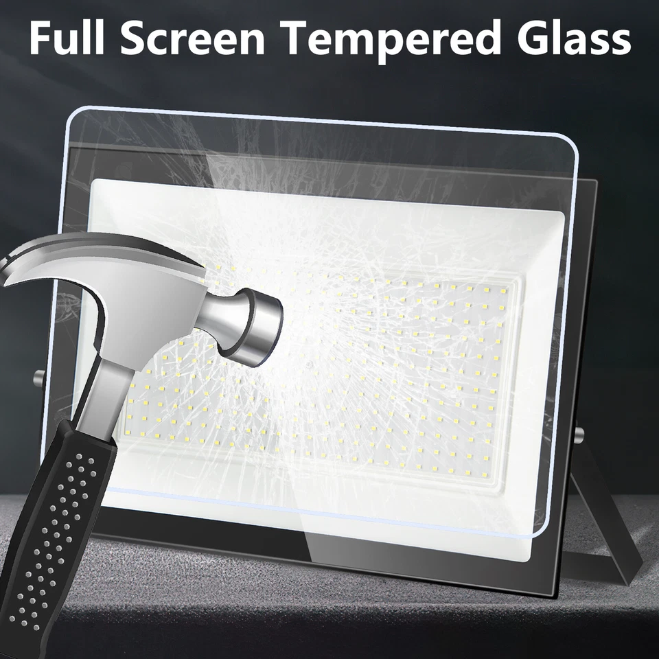 10W-500W LED Strahler Außen Fluter ohne/mit Bewegungsmelder Scheinwerfer IP65 - Bild 4 von 4