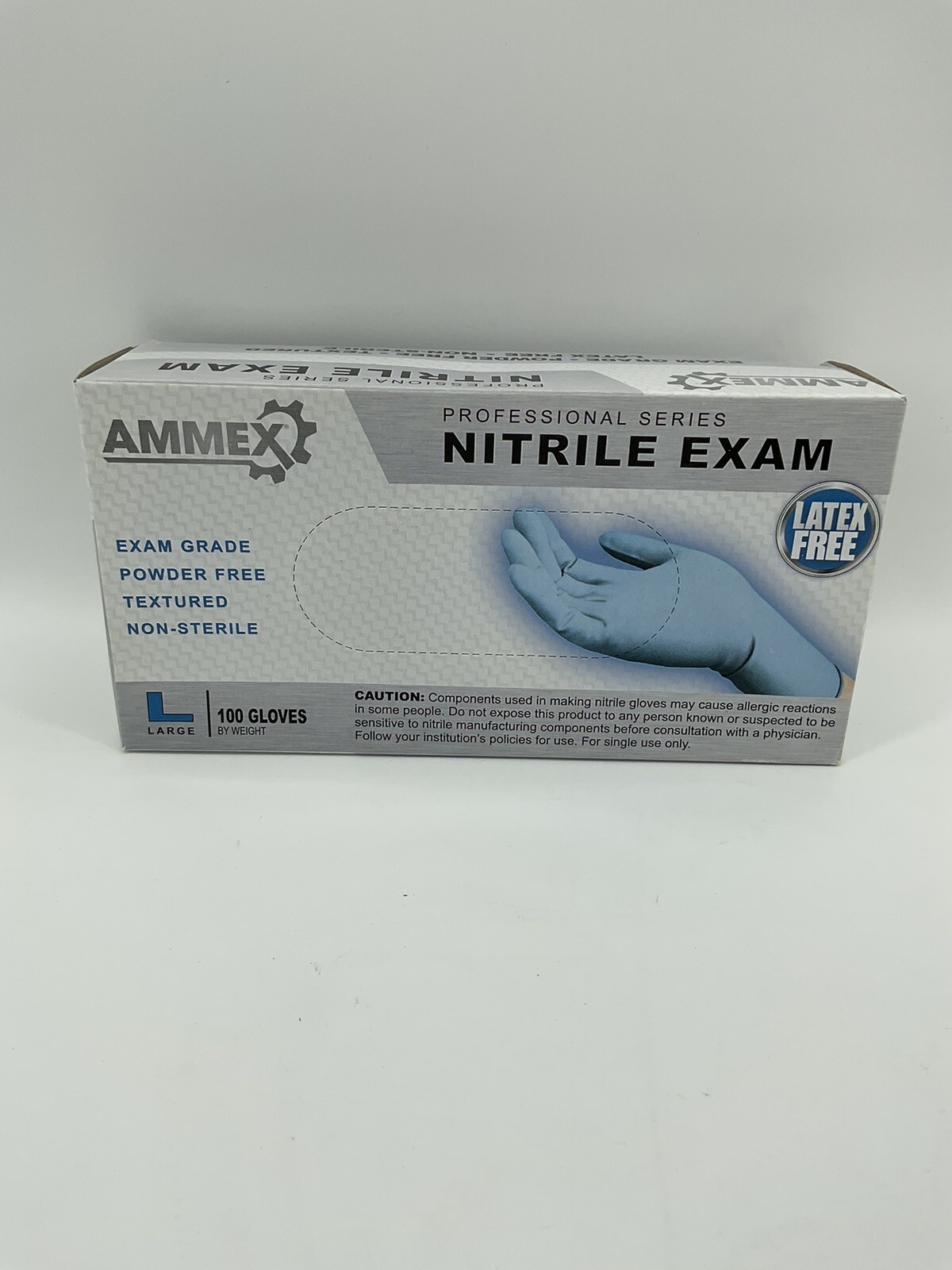 PROcure Nitrile Rubber Latex Free Large Disposable Gloves 2000 Count