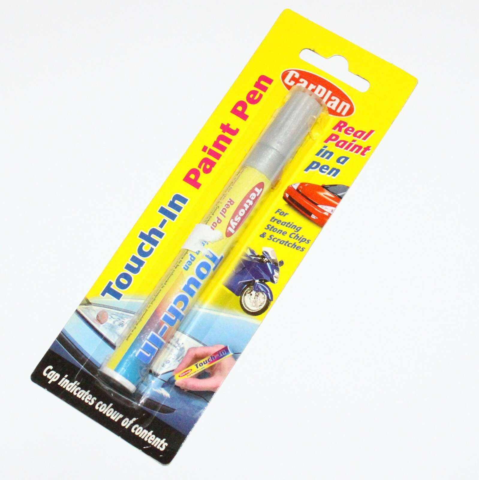 Metallic Light Silver CARPLAN TouchIn Paint Pen Remover Scratch