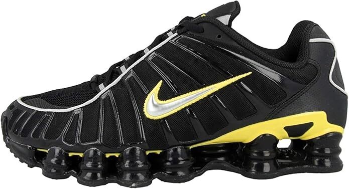 Nike Shox TL 'Black Dynamic Yellow' Metallic Silver CN0151