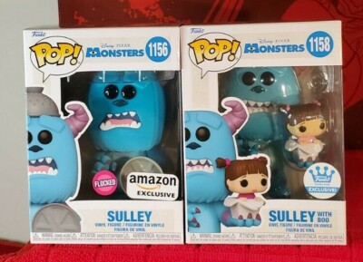 Funko Pop SULLY FLOCKED w/Trash Lid #1156 (Amazon) SULLY w/Boo